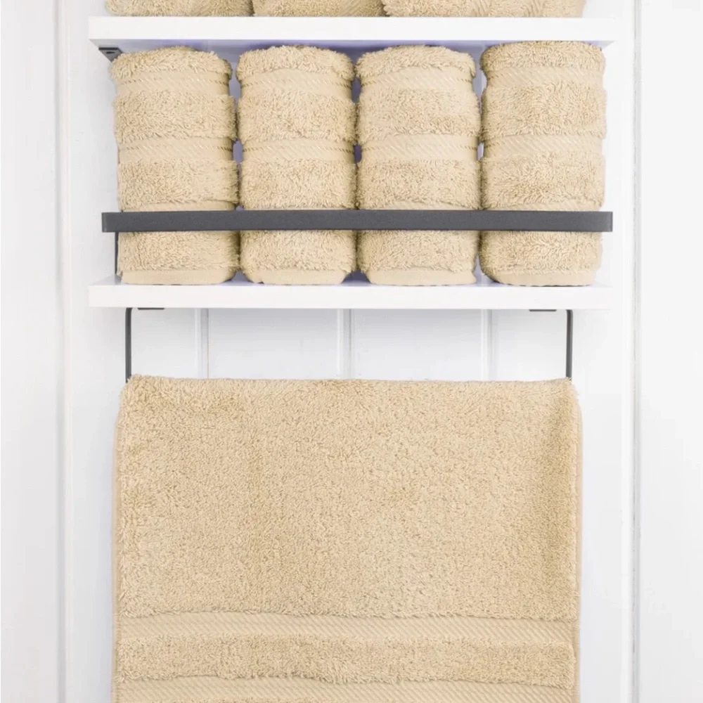 American Soft Linen 6 Piece Luxury Hand Towel Set.  100% Turkish Cotton.  New.
